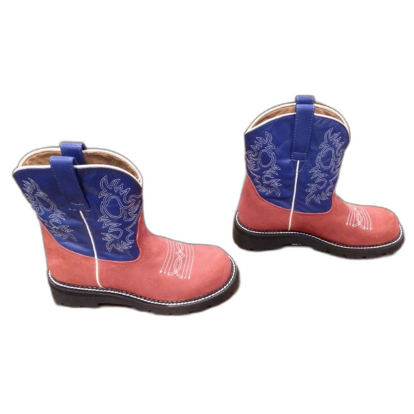 Ariat Red White Blue Fourth of July Boots Shoes Women's Size 8.5 New - Picture 2 of 4